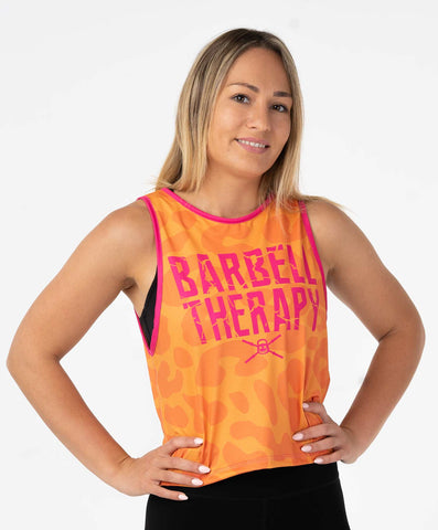 BARBELL THERAPY CROP TANK
